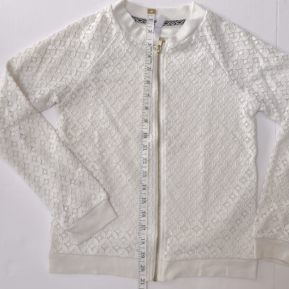 Xhilaration Girls Lace Full Zip Jacket, size L - Picture 7 of 7